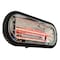 Dr Infrared Heater Carbon Infrared Indoor/Outdoor Patio Heater, Wall or Ceiling Mount, 1500W, Black DR-222 - alternate 3